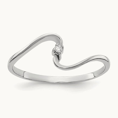 AA Diamond ring, 14K White Gold