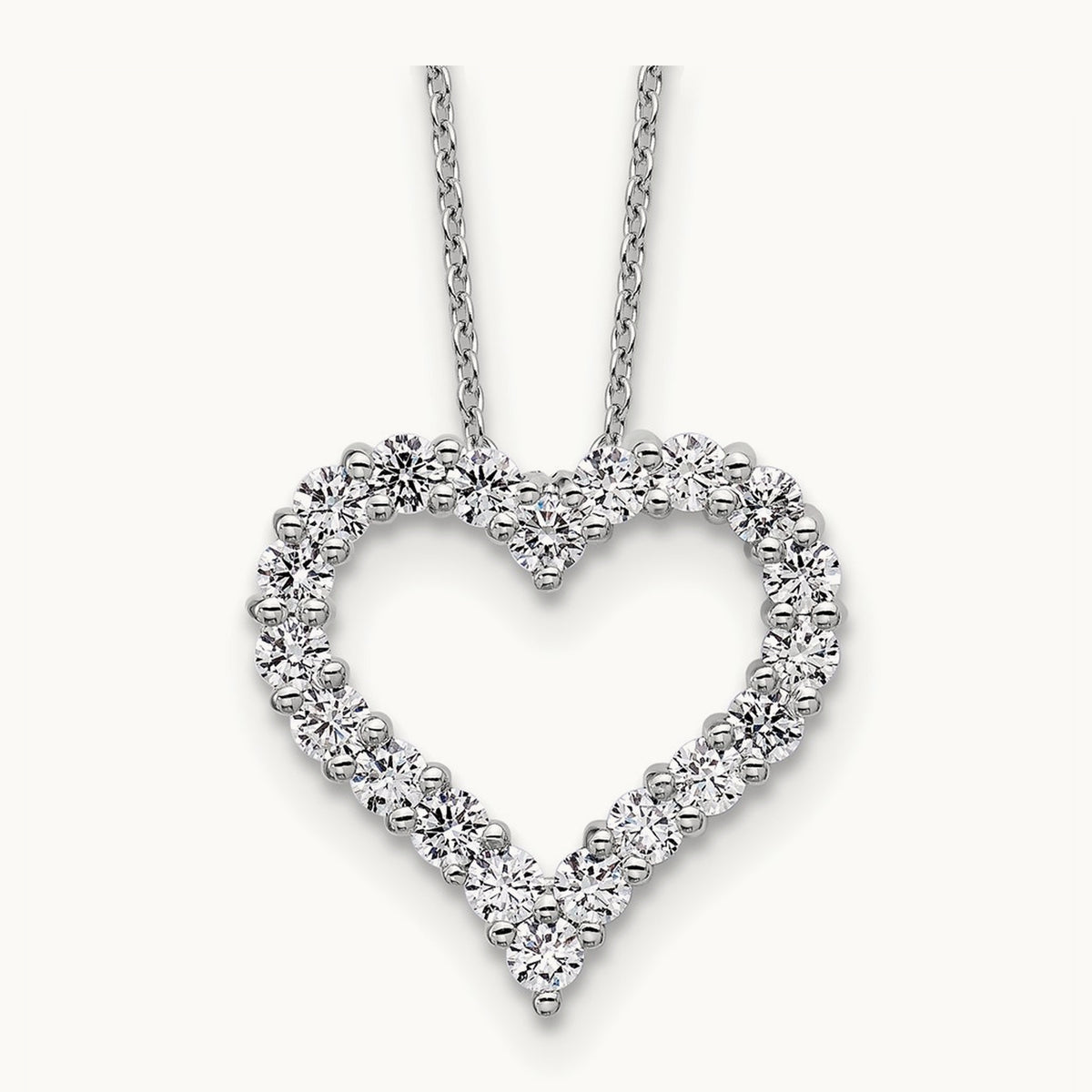 Heart Necklace, 1.00 ct tw Lab-Grown Diamond