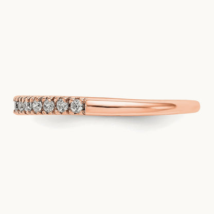 Diamond Band — 14K Rose Gold, 7