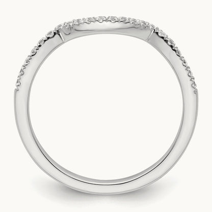 Diamond Wedding Band, 14K White Gold