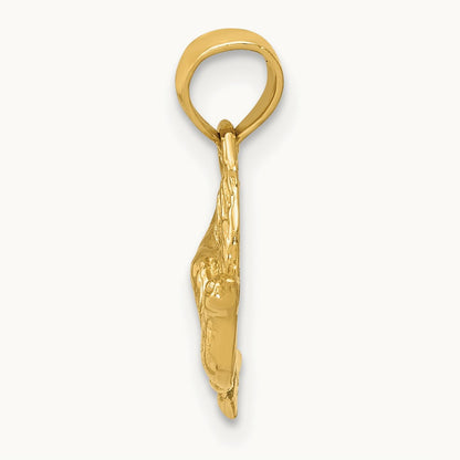 Flying Dove Pendant, 14K