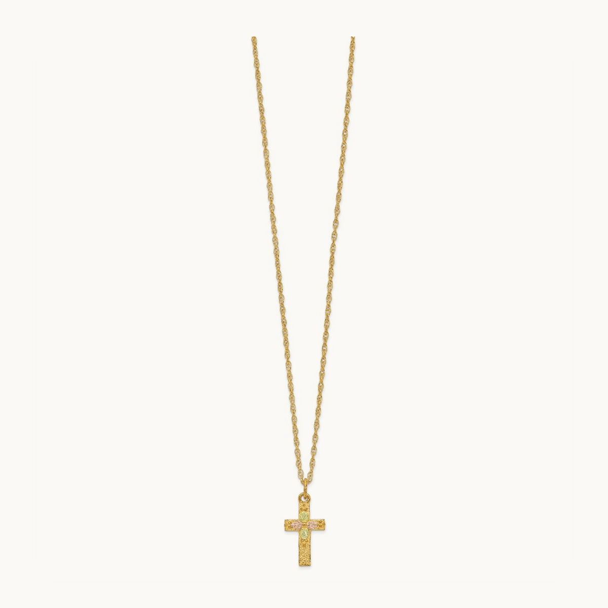 Black Hills Gold Cross Necklace
