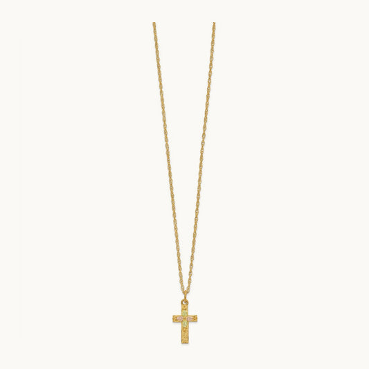 Black Hills Gold Cross Necklace