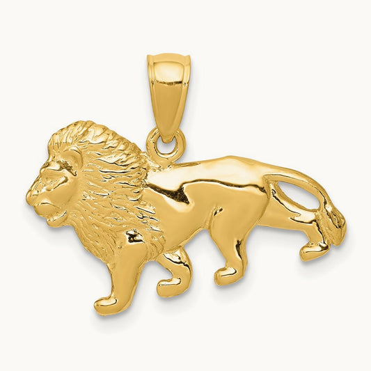 Lion Charm, 14K