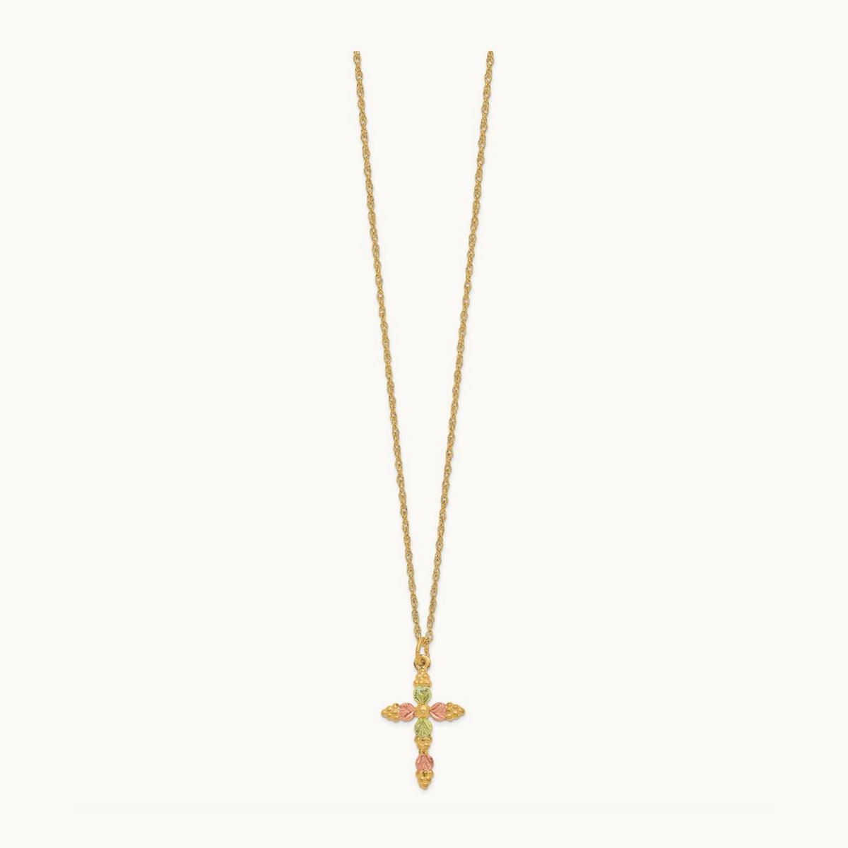 Black Hills Gold Cross Necklace