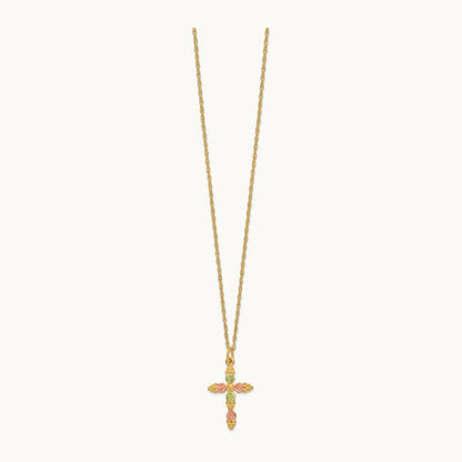 Black Hills Gold Cross Necklace