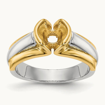 Bezel Solitaire Engagement Ring Mounting