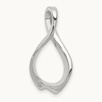 Fits up to Omega/ 4mm Reversible Omega Slide, 2mm, 14K White Gold