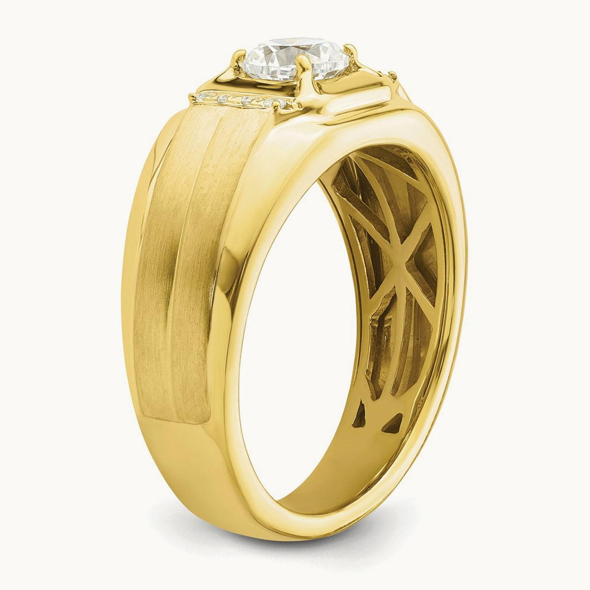 Men's Ring, 1.00 ct tw Lab-Grown Diamond