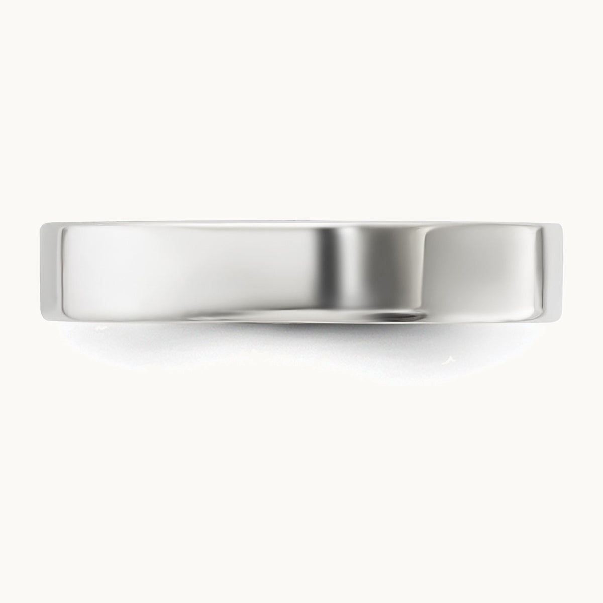 Sterling Silver 4mm Lightweight Flat Band