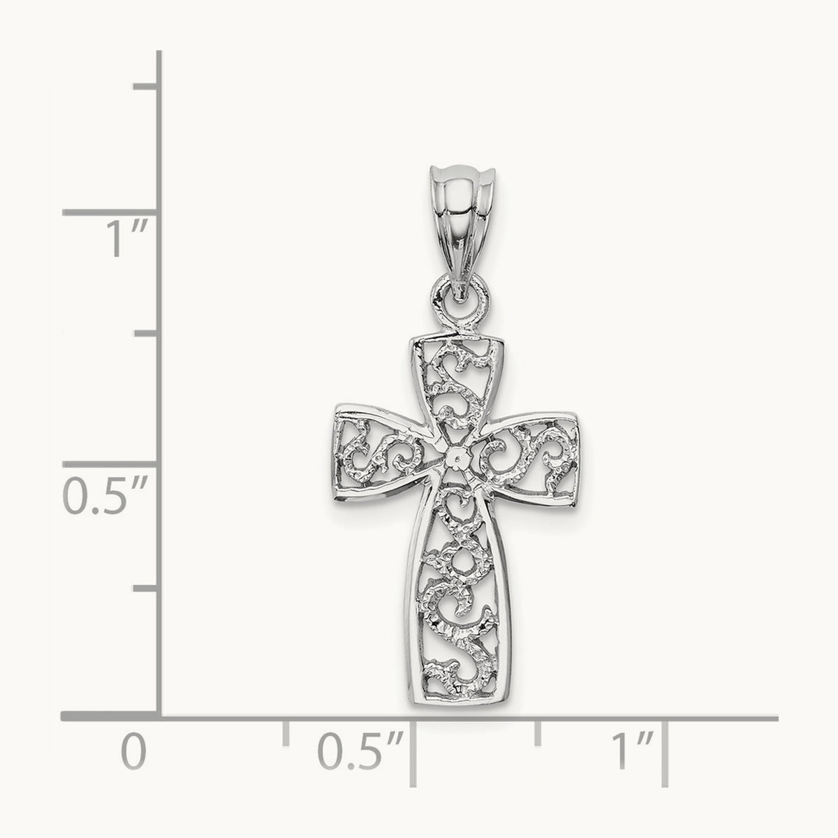 Filigree Cross Pendant — photo set