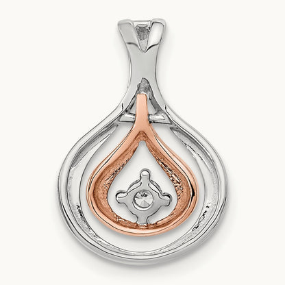 Polished Fancy Diamond Chain Slide — photo set