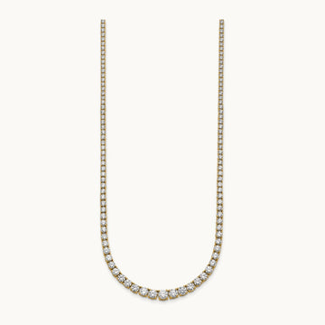 Graduated Tennis Necklace, 10.00 ct tw Lab-Grown Diamond