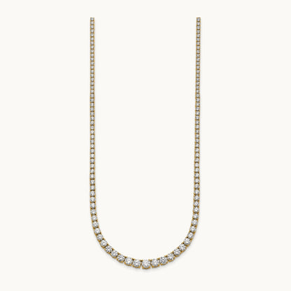 Graduated Tennis Necklace, 10.00 ct tw Lab-Grown Diamond