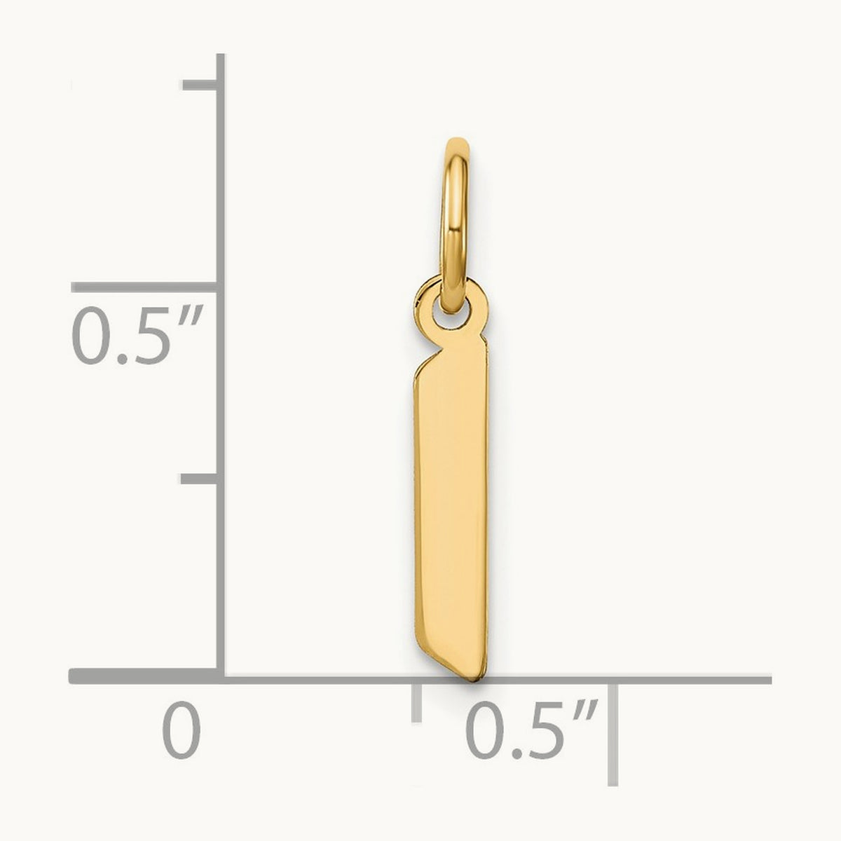 Lowercase Initial Pendant — L