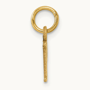 Cutout Letter P Initial Pendant, 14K Yellow Gold