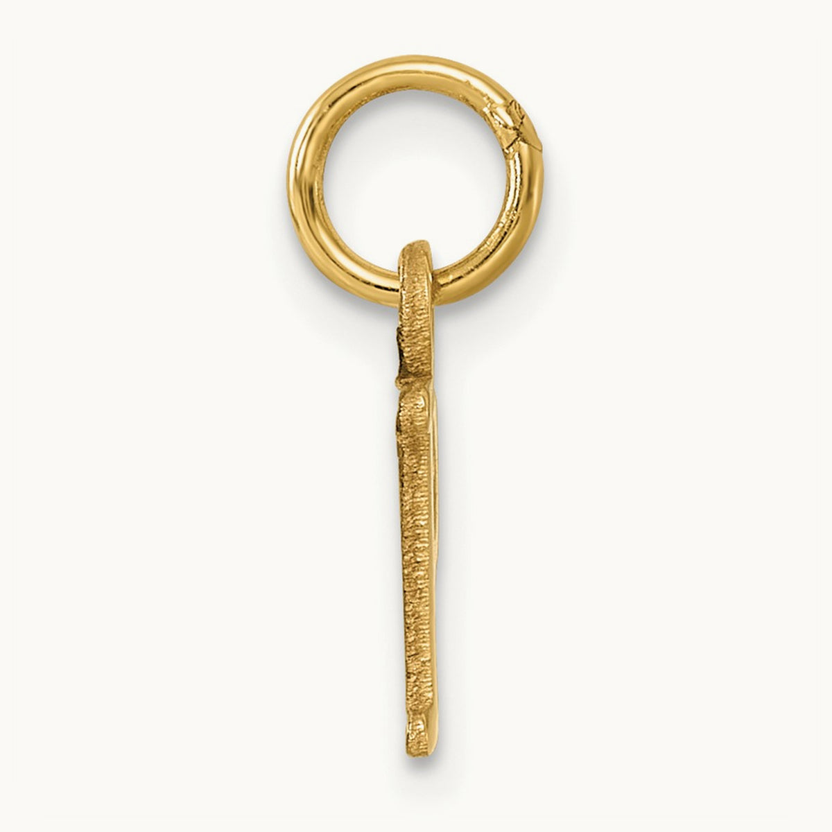 Cutout Letter P Initial Pendant, 14K Yellow Gold