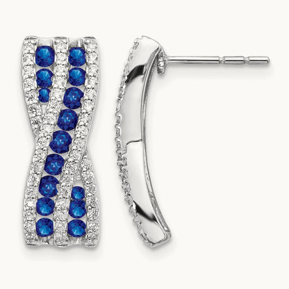 Diamond and Sapphire Fancy Earrings — photo set