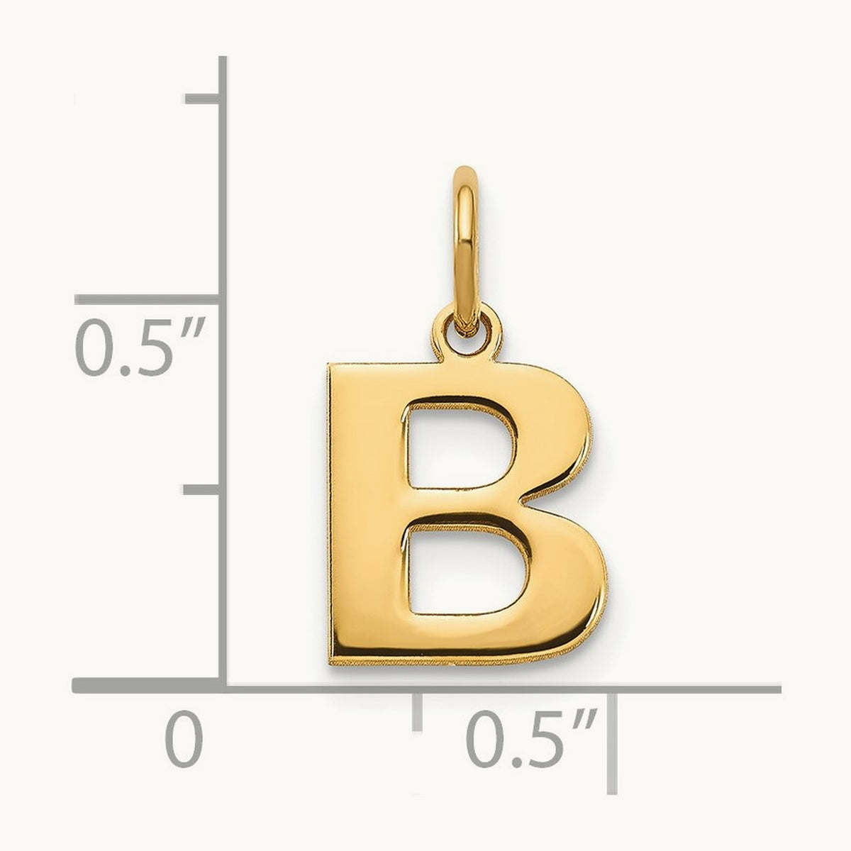 Initial Pendant — B