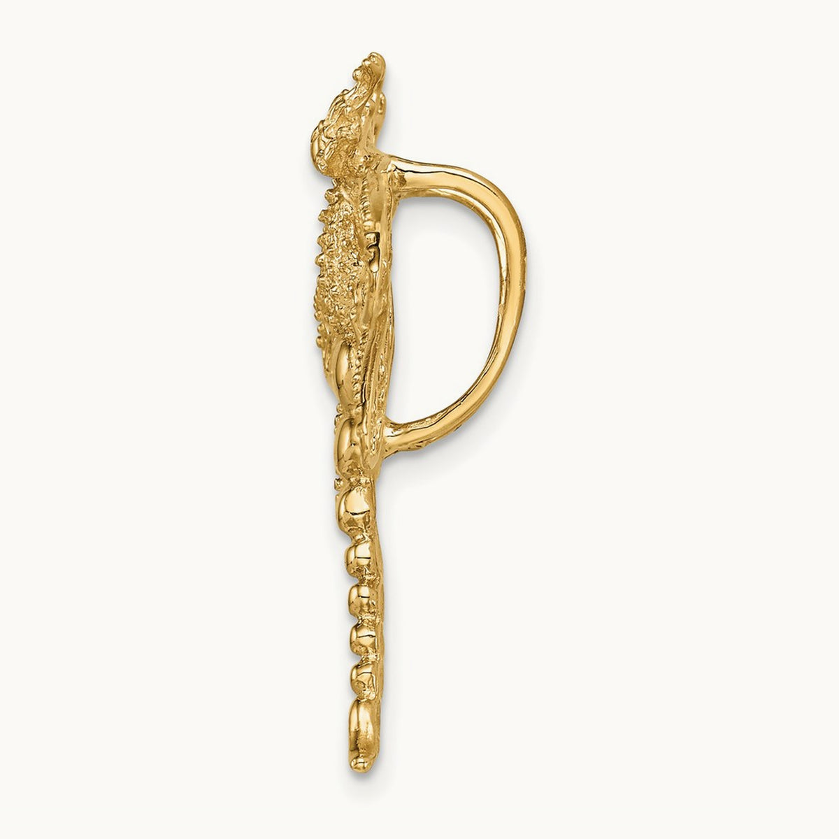 Cut-out Dragonfly Slide, 14K