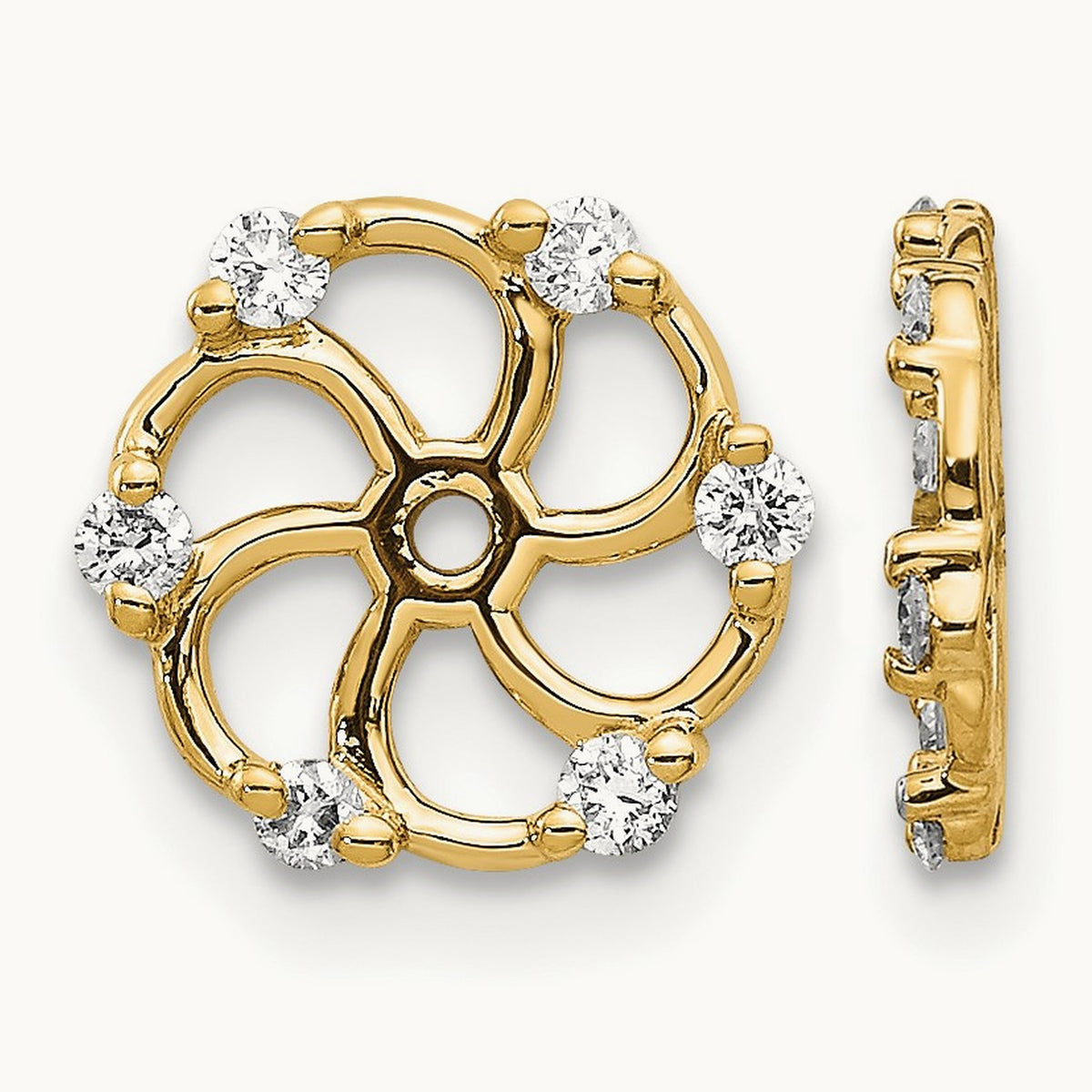 AA Diamond Earring Jacket, 14K
