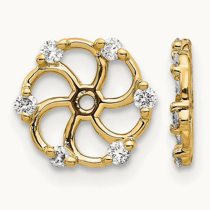 AA Diamond Earring Jacket, 14K