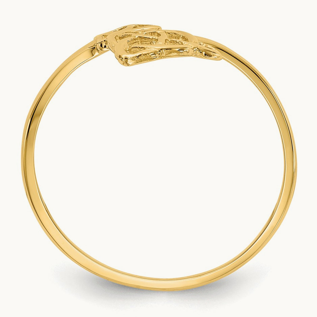 Polished Celtic Knot Ring, 14K