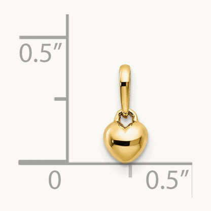 Children's Heart Pendant, 14K