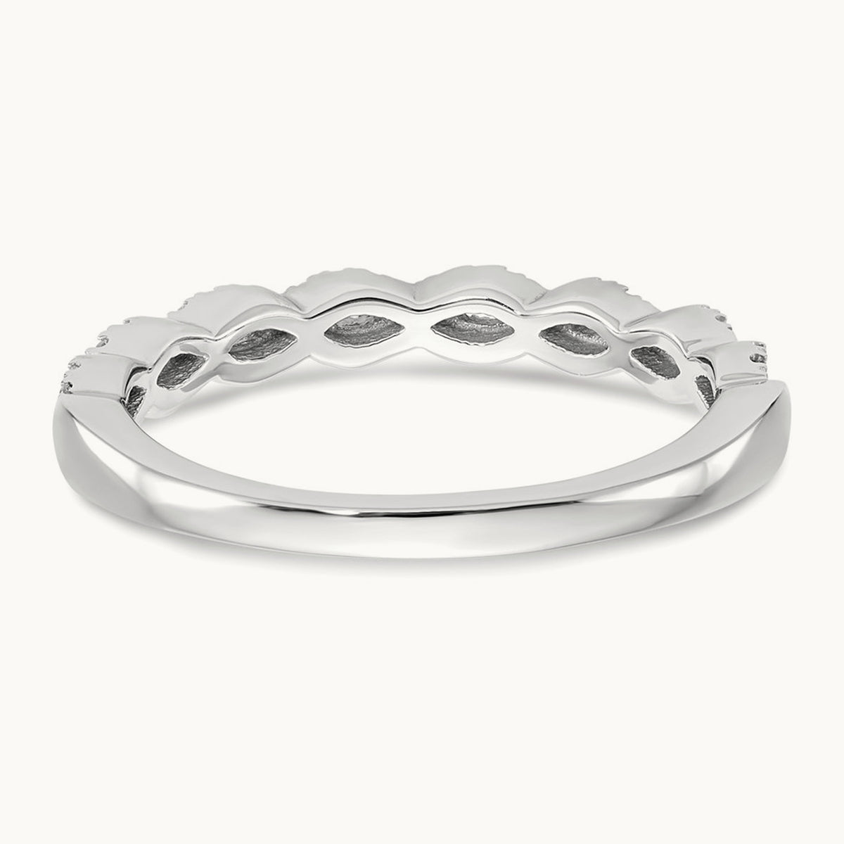 Diamond Band, 14K White Gold