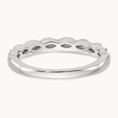 Diamond Band, 14K White Gold
