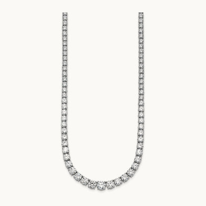 Graduated Tennis Necklace, 28.50 ct tw Lab-Grown Diamond