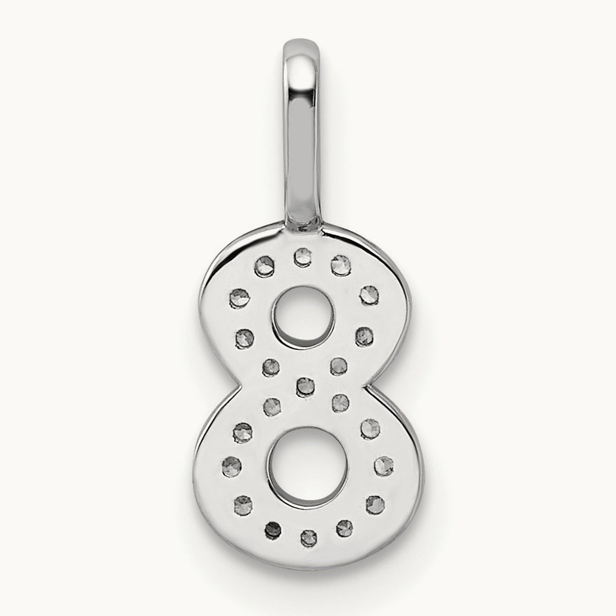 Diamond Number 8 Pendant — photo set
