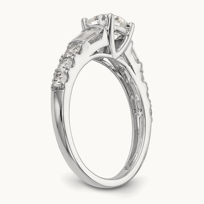 Semi-Mount Engagement Ring, 0.75 ct tw