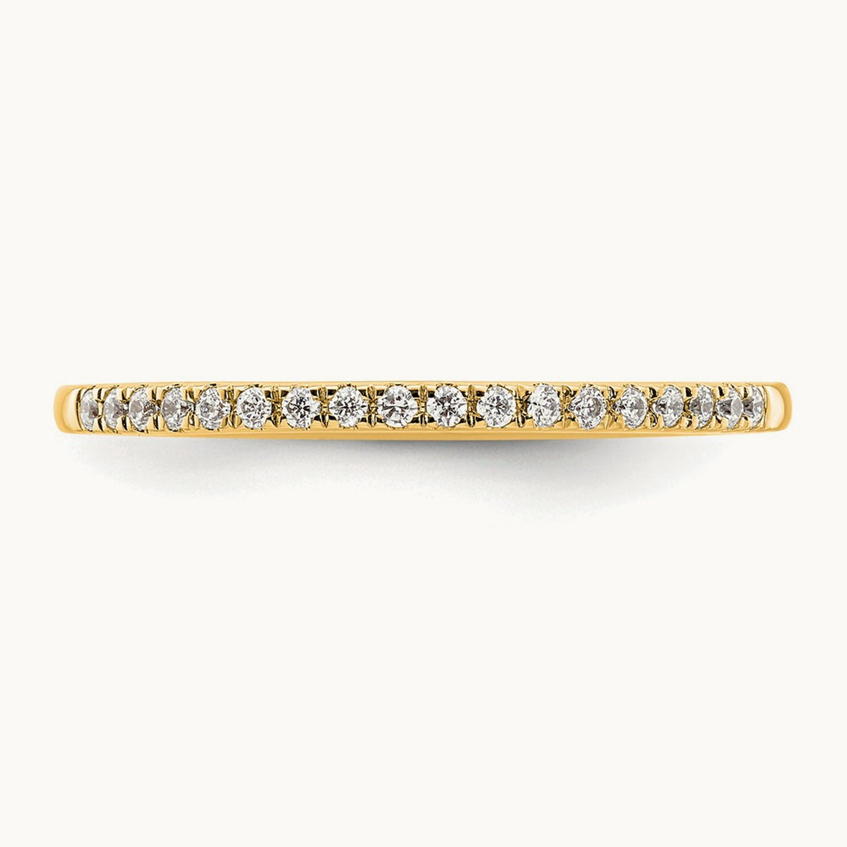 Diamond Wedding Band, 0.10 ct tw, 14K Gold — 14K Yellow Gold