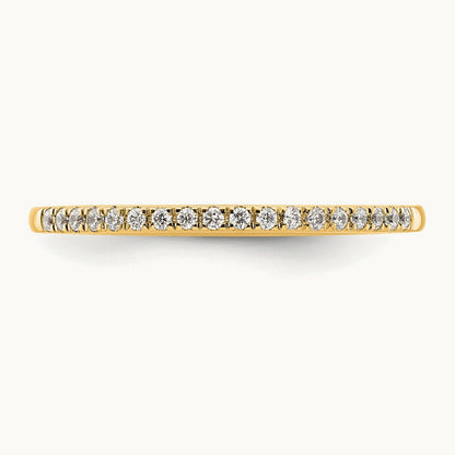 Diamond Wedding Band, 0.10 ct tw, 14K Gold — 14K Yellow Gold