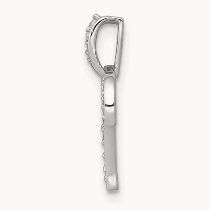 Diamond Aries Zodiac Pendant, 14K White Gold