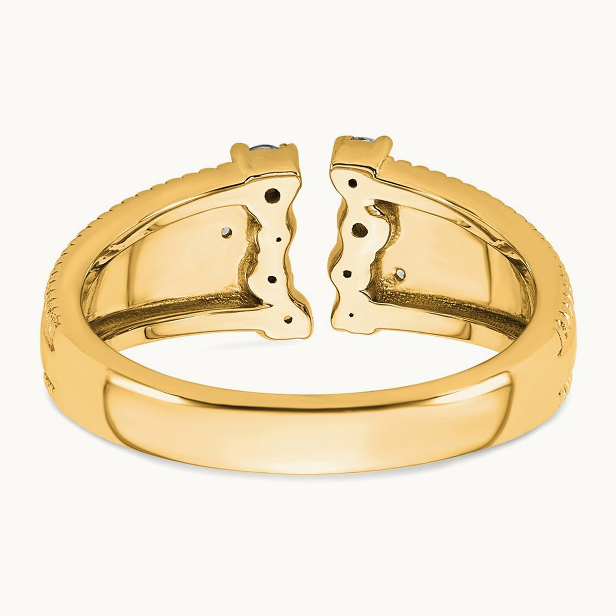 Fashion Ring, 0.25 ct tw Lab-Grown Diamond — 14K Yellow Gold