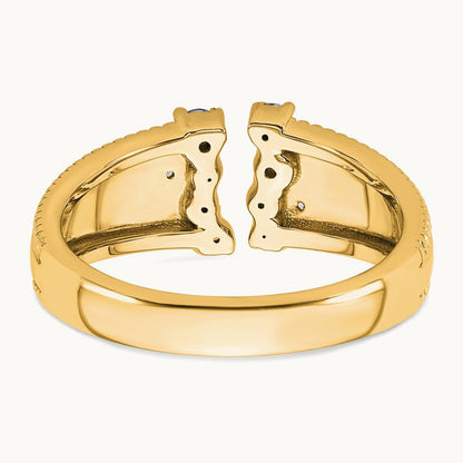 Fashion Ring, 0.25 ct tw Lab-Grown Diamond — 14K Yellow Gold