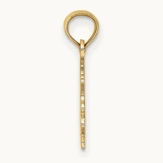 100% CAPRICORN Zodiac Charm, 14K