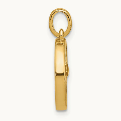Fancy Epoxy Waffle With Bite, 14K Yellow Gold