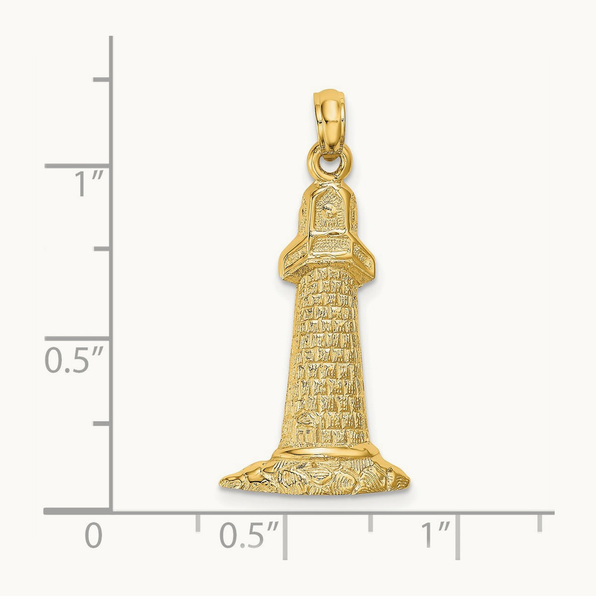 Lighthouse Charm, 14K