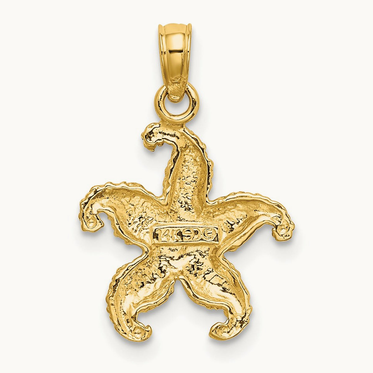 Starfish Charm, 14K