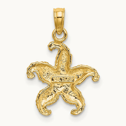 Starfish Charm, 14K