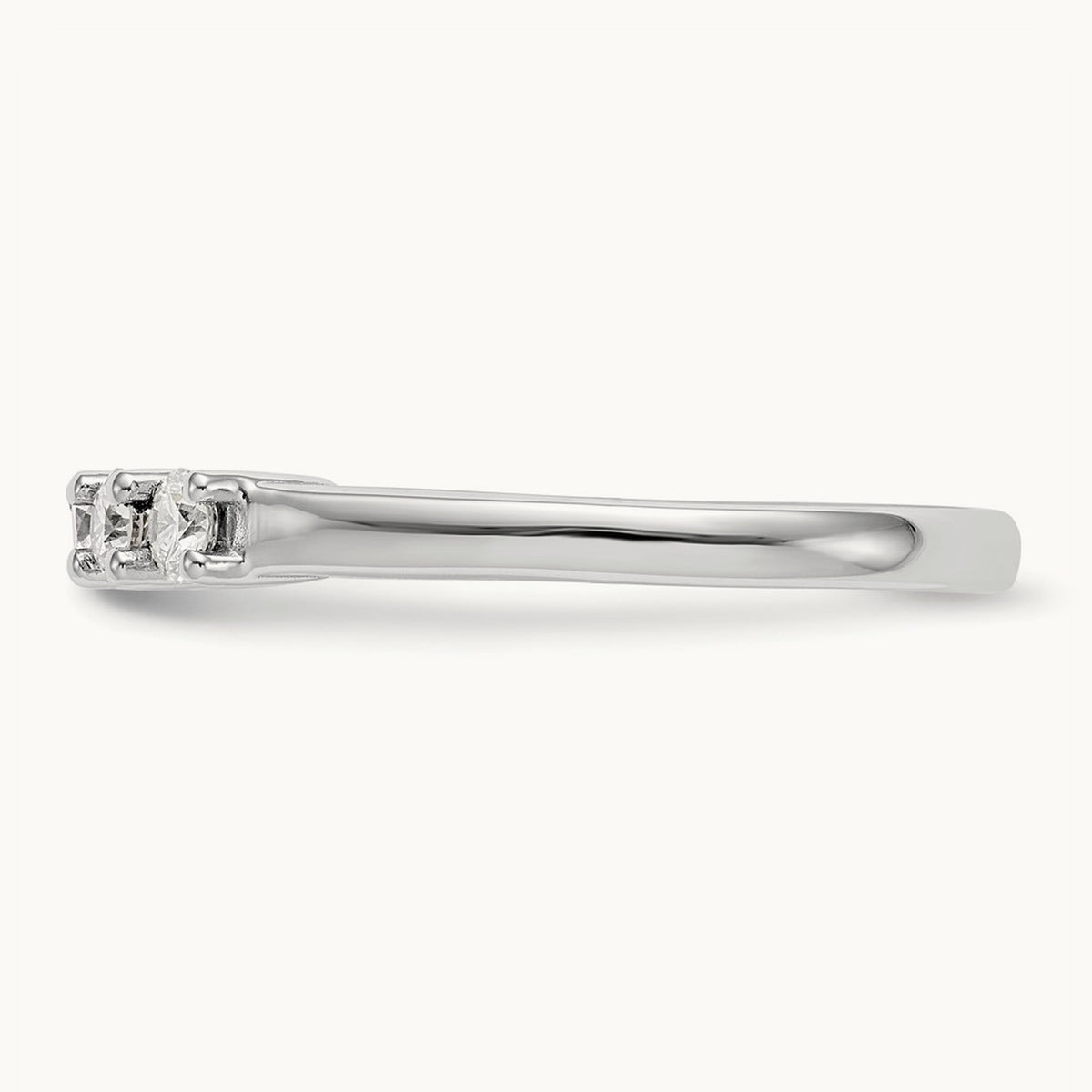 5-Stone Diamond Band, 14K White Gold