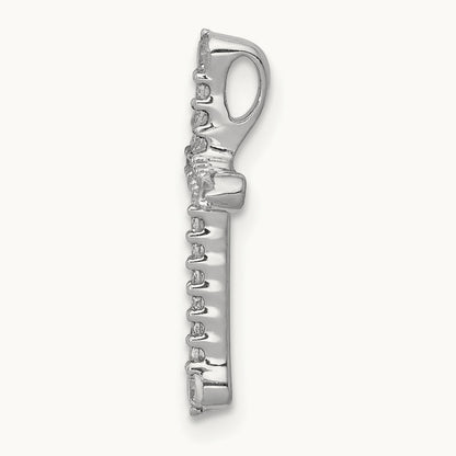1/5ct. Diamond Cross Chain Slide — photo set