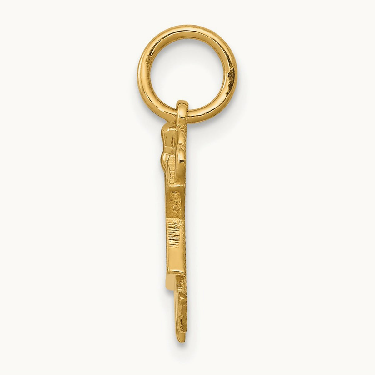 Mini Girl Joy Charm — 14K Yellow Gold