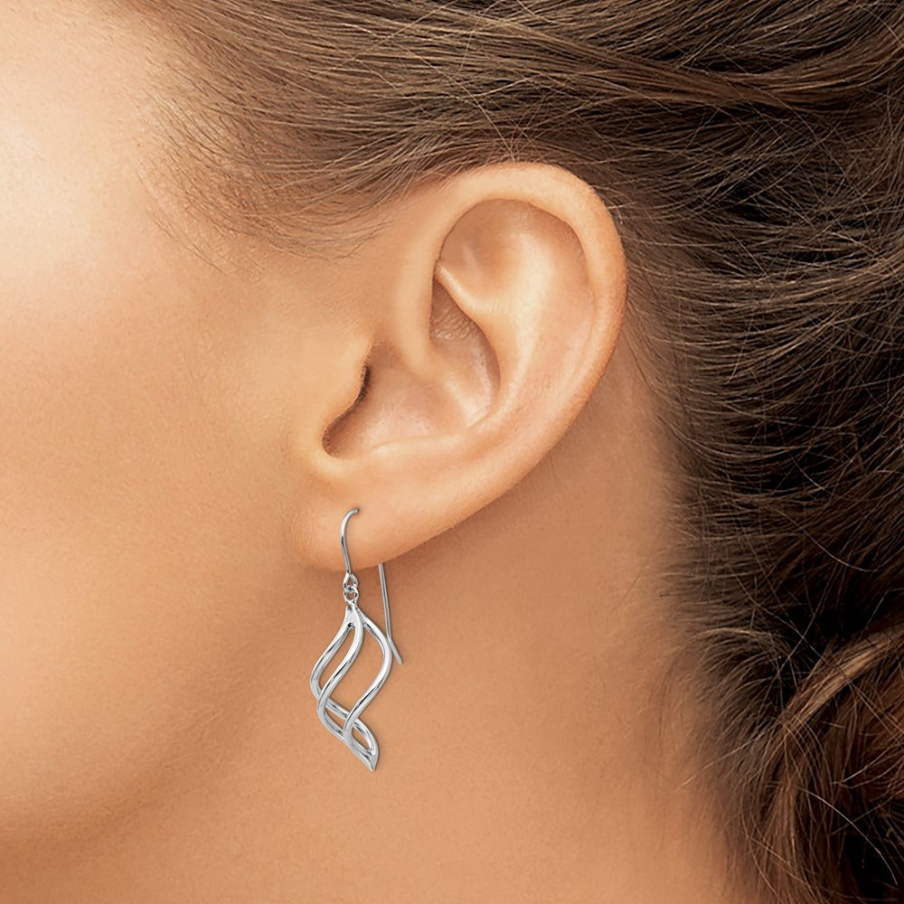 Swirl Dangle Earrings — photo set