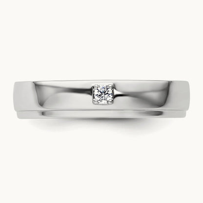 Diamond Mens Complete Wedding Band — photo set
