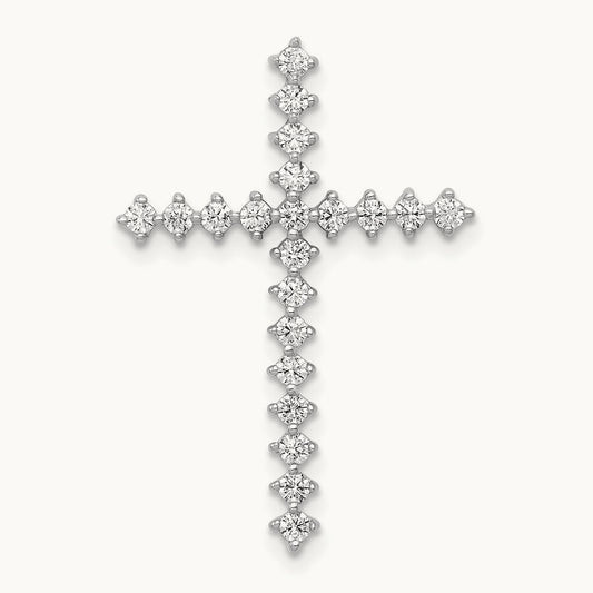 3/8ct. Diamond Cross Chain Slide — photo set
