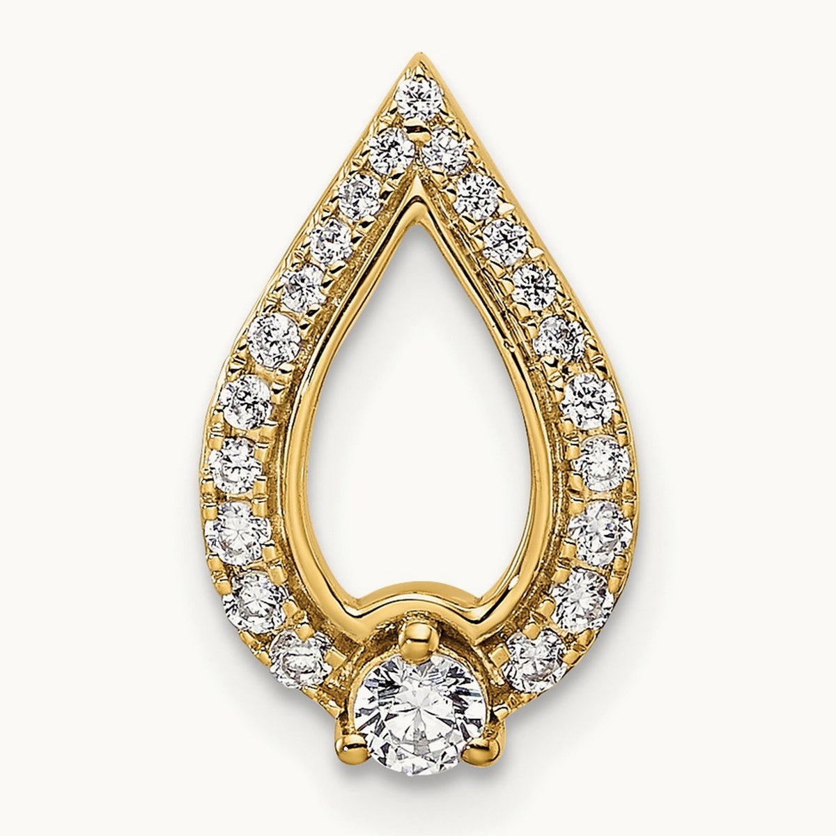 Diamond Pendant, 14K Yellow Gold